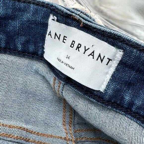 Lane Bryant Flex Magic Waistband Mid Rise Bootcut Stretch Blue Jeans Denim Sz 14 - Picture 11 of 11